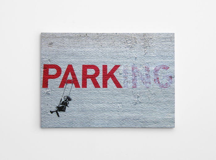 Wallity Lienzo Decorativo Banksy WY38 (70 x 100 cm)
